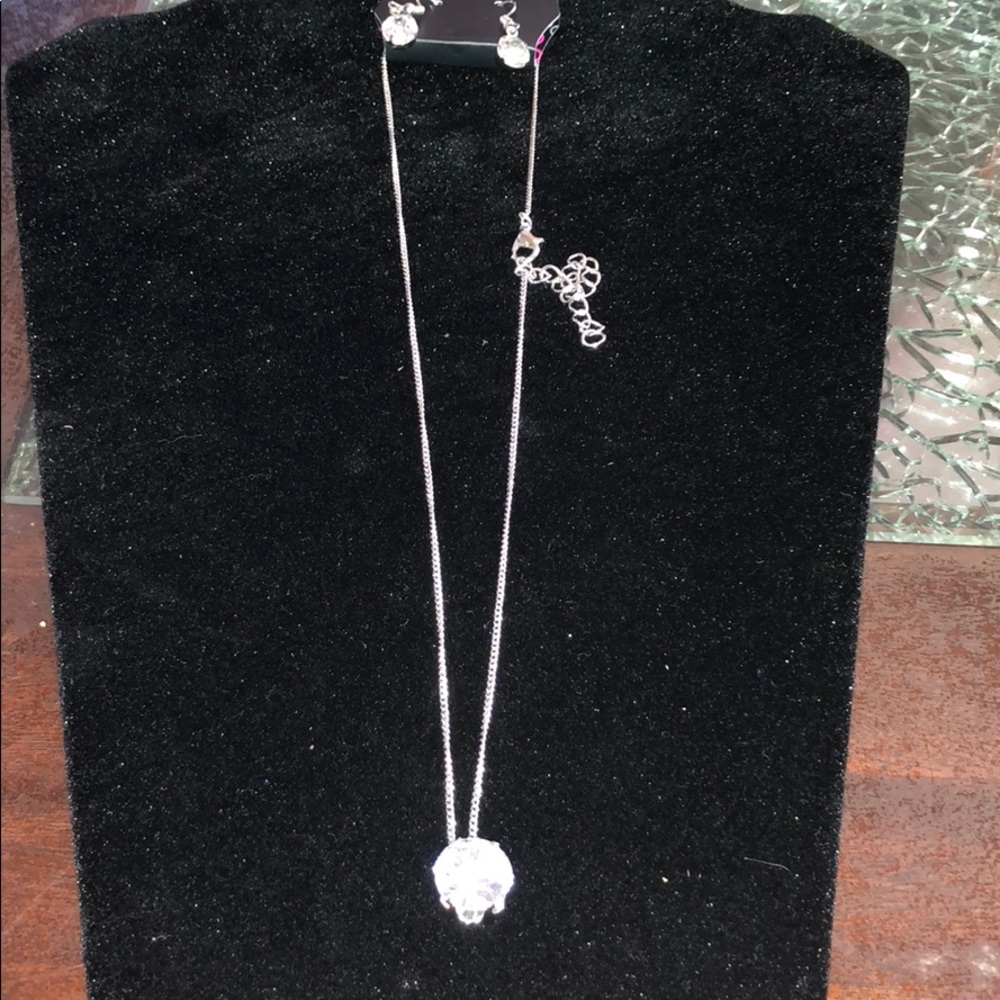 Diamond necklaces w/ earrings